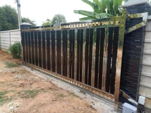 ประตูรีโมทจันทบุรี ประตูรั้วรีโมท ประตูอัตโนมัติ ราคาถูก ประตูม้วน